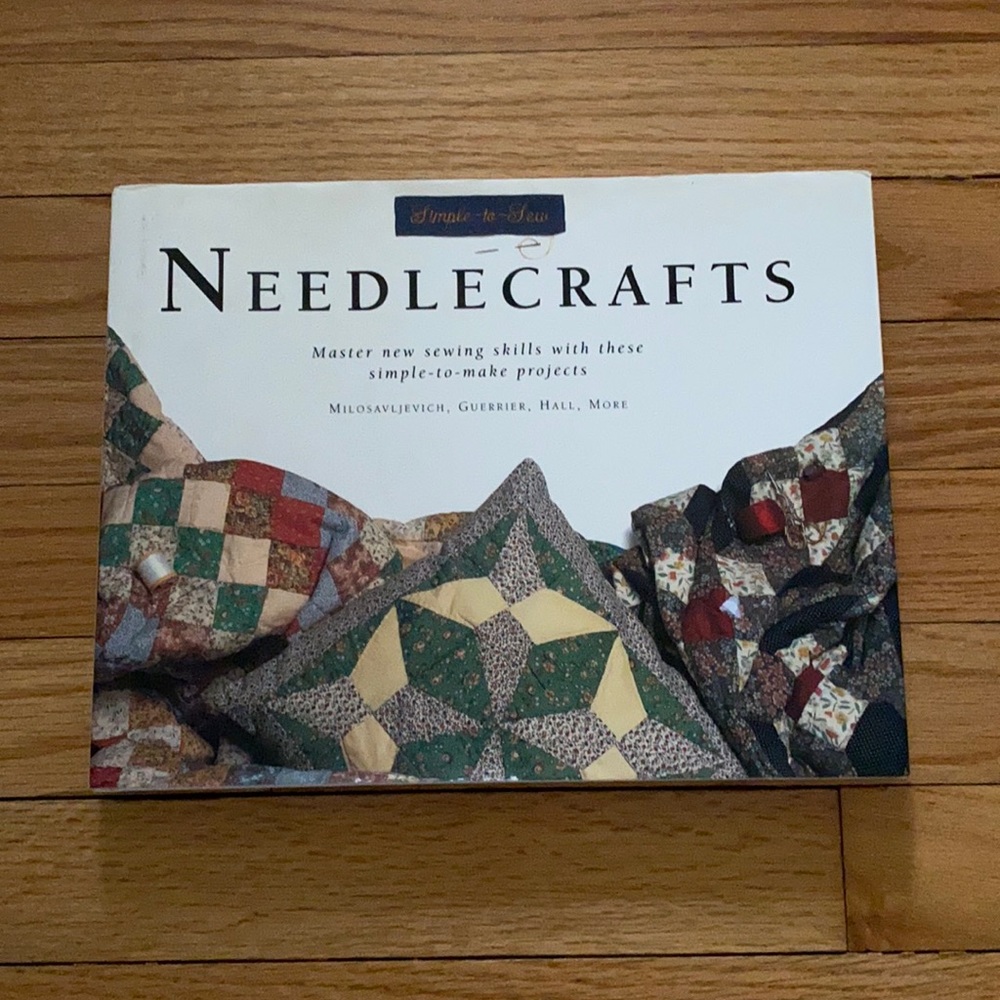 vintage patchwork and quilt needlecrafts book